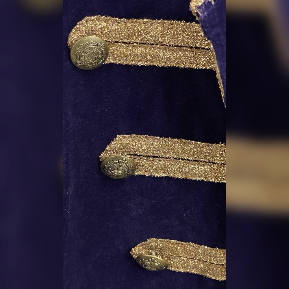 Reclaimed Vintage Purple and Gold Jacket - Picture 3 of 4